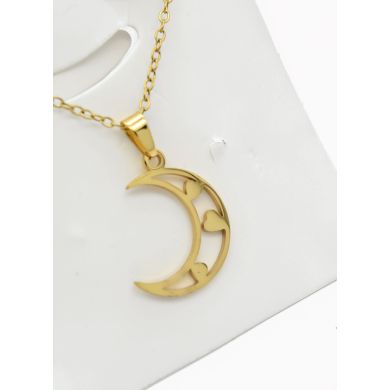 SET DE COLLAR, DIJE Y ARETES EN ACERO INOXIDABLE 316L