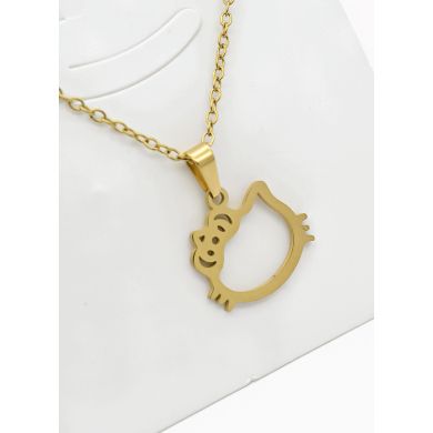 SET DE COLLAR, DIJE Y ARETES EN ACERO INOXIDABLE 316L