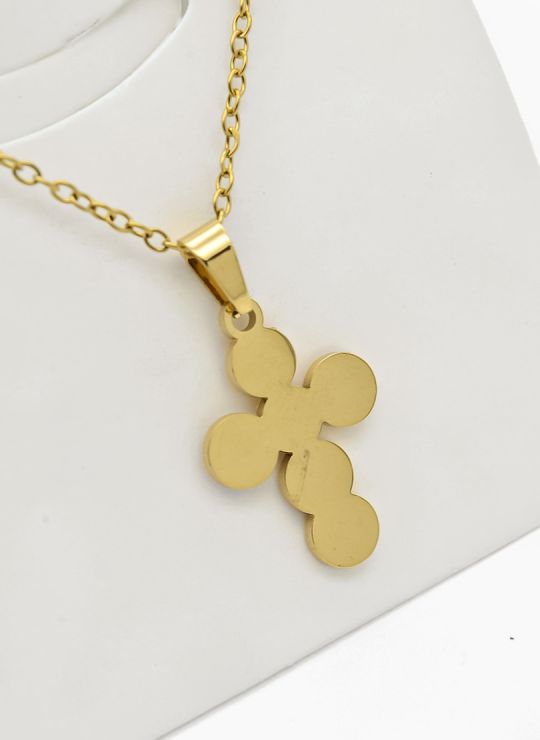 SET DE COLLAR, DIJE Y ARETES EN ACERO INOXIDABLE 316L