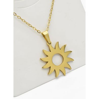 SET DE COLLAR, DIJE Y ARETES EN ACERO INOXIDABLE 316L