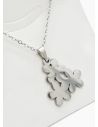SET DE COLLAR, DIJE Y ARETES EN ACERO INOXIDABLE 316L