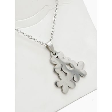 SET DE COLLAR, DIJE Y ARETES EN ACERO INOXIDABLE 316L