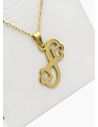 SET DE COLLAR, DIJE Y ARETES EN ACERO INOXIDABLE 316L
