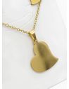 SET DE COLLAR, DIJE Y ARETES EN ACERO INOXIDABLE 316L