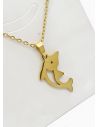 SET DE COLLAR, DIJE Y ARETES EN ACERO INOXIDABLE 316L
