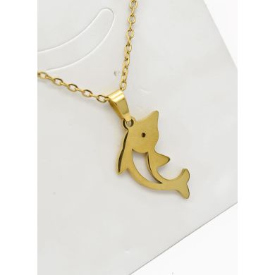 SET DE COLLAR, DIJE Y ARETES EN ACERO INOXIDABLE 316L