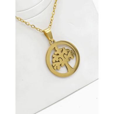 SET DE COLLAR, DIJE Y ARETES EN ACERO INOXIDABLE 316L