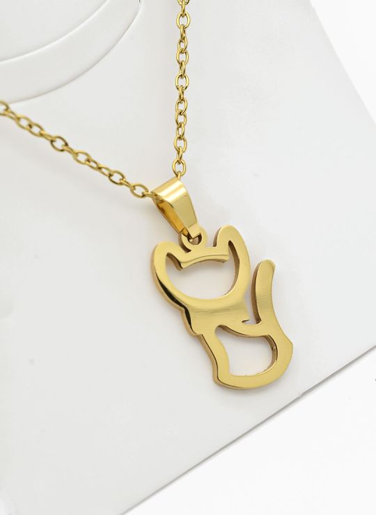 SET DE COLLAR, DIJE Y ARETES EN ACERO INOXIDABLE 316L
