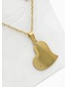 SET DE COLLAR, DIJE Y ARETES EN ACERO INOXIDABLE 316L