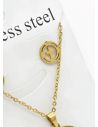 SET DE COLLAR, DIJE Y ARETES EN ACERO INOXIDABLE 316L