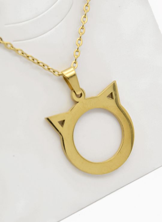 SET DE COLLAR, DIJE Y ARETES EN ACERO INOXIDABLE 316L