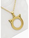 SET DE COLLAR, DIJE Y ARETES EN ACERO INOXIDABLE 316L