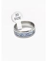 ANILLO TALLA 10 ACERO INOXIDABLE 316L GARANTIZADO DISEÑO 