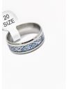 ANILLO TALLA 10 ACERO INOXIDABLE 316L GARANTIZADO DISEÑO 