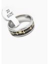 ANILLO TALLA 10 ACERO INOXIDABLE 316L GARANTIZADO DISEÑO 