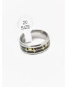 ANILLO TALLA 10 ACERO INOXIDABLE 316L GARANTIZADO DISEÑO 