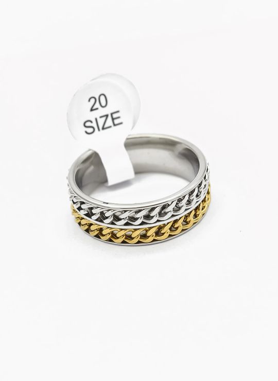 ANILLO TALLA 10 ACERO INOXIDABLE 316L GARANTIZADO DISEÑO 