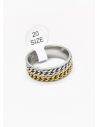 ANILLO TALLA 10 ACERO INOXIDABLE 316L GARANTIZADO DISEÑO 