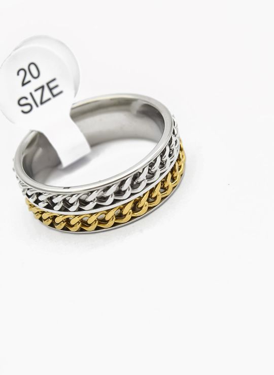 ANILLO TALLA 10 ACERO INOXIDABLE 316L GARANTIZADO DISEÑO 