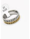 ANILLO TALLA 10 ACERO INOXIDABLE 316L GARANTIZADO DISEÑO 