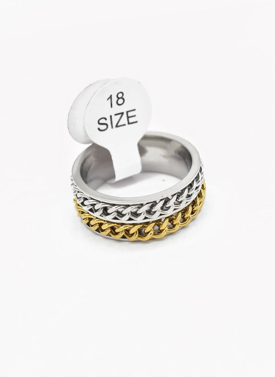 ANILLO TALLA 8 ACERO INOXIDABLE 316L GARANTIZADO DISEÑO 