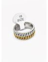 ANILLO TALLA 8 ACERO INOXIDABLE 316L GARANTIZADO DISEÑO 