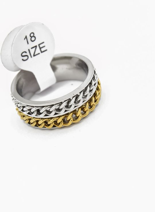 ANILLO TALLA 8 ACERO INOXIDABLE 316L GARANTIZADO DISEÑO 