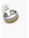 ANILLO TALLA 8 ACERO INOXIDABLE 316L GARANTIZADO DISEÑO 
