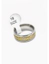 ANILLO TALLA 8 ACERO INOXIDABLE 316L GARANTIZADO DISEÑO