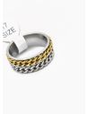 ANILLO TALLA 7 ACERO INOXIDABLE 316L GARANTIZADO DISEÑO
