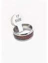 ANILLO TALLA 7 ACERO INOXIDABLE 316L GARANTIZADO DISEÑO
