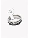 ANILLO TALLA 9 ACERO INOXIDABLE 316L GARANTIZADO DISEÑO