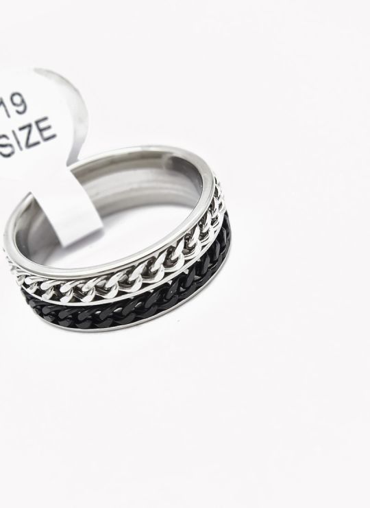 ANILLO TALLA 9 ACERO INOXIDABLE 316L GARANTIZADO DISEÑO