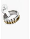 ANILLO TALLA 9 ACERO INOXIDABLE 316L GARANTIZADO DISEÑO