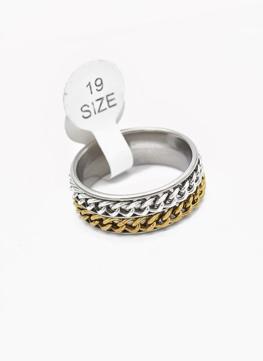 ANILLO TALLA 9 ACERO INOXIDABLE 316L GARANTIZADO DISEÑO
