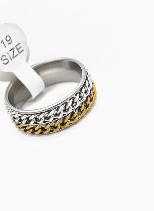 ANILLO TALLA 9 ACERO INOXIDABLE 316L GARANTIZADO DISEÑO