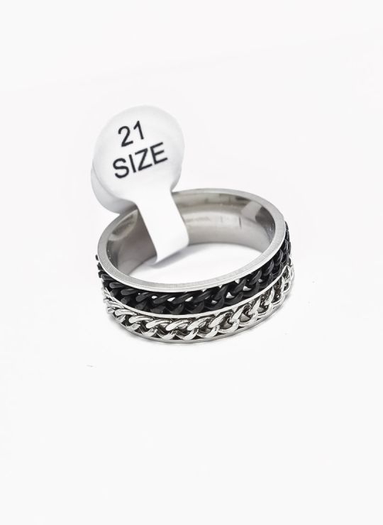 ANILLO TALLA 11 ACERO INOXIDABLE 316L GARANTIZADO DISEÑO