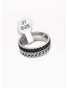 ANILLO TALLA 11 ACERO INOXIDABLE 316L GARANTIZADO DISEÑO
