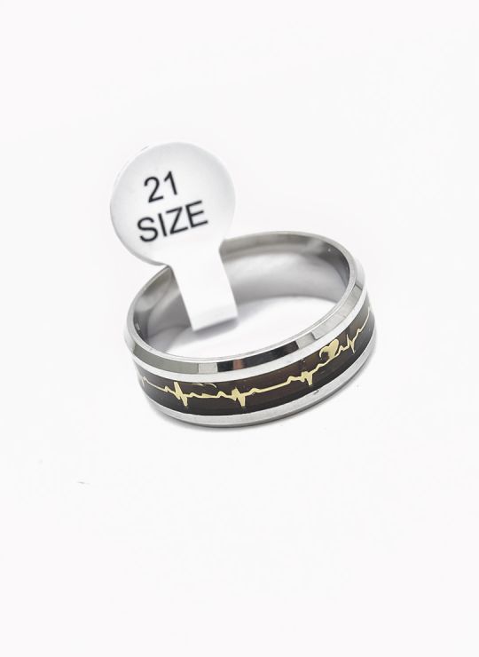 ANILLO TALLA 11 ACERO INOXIDABLE 316L GARANTIZADO DISEÑO