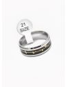 ANILLO TALLA 11 ACERO INOXIDABLE 316L GARANTIZADO DISEÑO