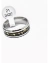 ANILLO TALLA 11 ACERO INOXIDABLE 316L GARANTIZADO DISEÑO