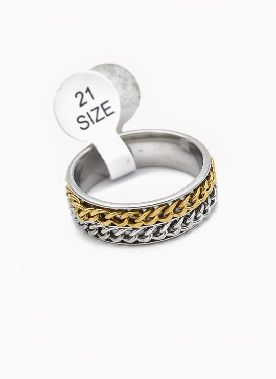 ANILLO TALLA 11 ACERO INOXIDABLE 316L GARANTIZADO DISEÑO