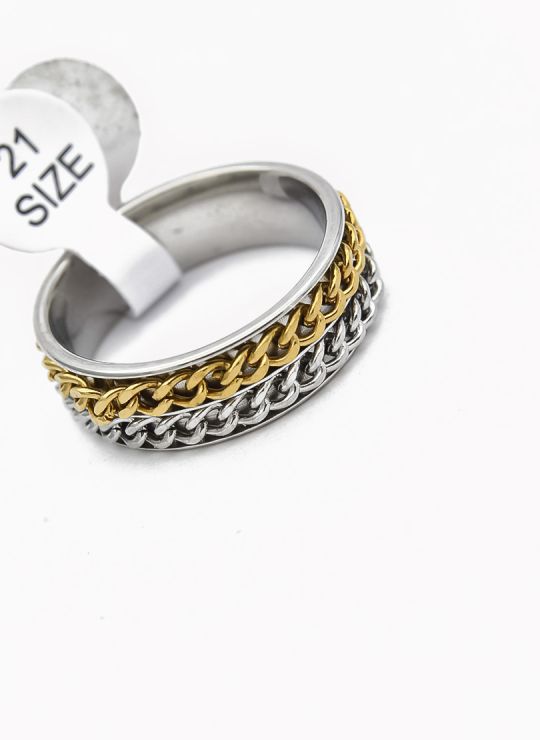 ANILLO TALLA 11 ACERO INOXIDABLE 316L GARANTIZADO DISEÑO