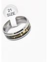 ANILLO TALLA 11 ACERO INOXIDABLE 316L GARANTIZADO DISEÑO
