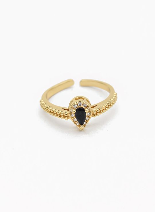 ANILLO GRADUABLE RODIO XUPING YXZ CRISTALES