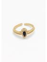 ANILLO GRADUABLE RODIO XUPING YXZ CRISTALES