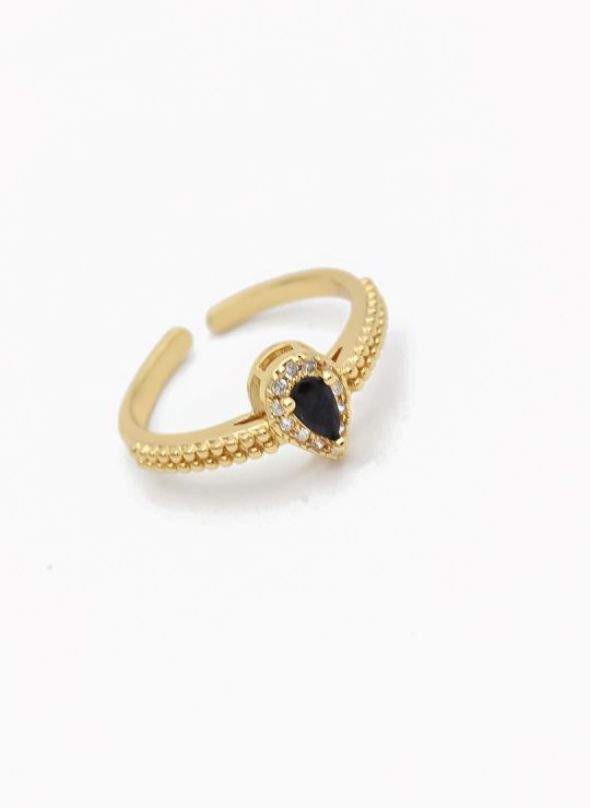ANILLO GRADUABLE RODIO XUPING YXZ CRISTALES