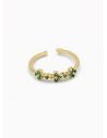ANILLO GRADUABLE RODIO XUPING YXZ CRISTALES
