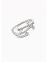 ANILLO GRADUABLE RODIO XUPING YXZ CRISTALES
