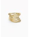 ANILLO GRADUABLE RODIO XUPING YXZ CRISTALES